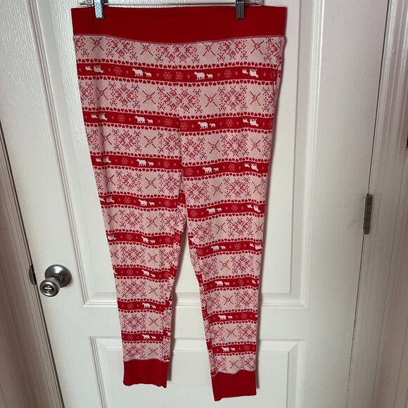 Victoria's Secret Pink and Red Thermal Pajama Set - Picture 6 of 8